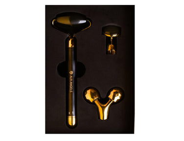 Aux 3-In-1 Electric Black Obsidian Gold Beauty Bar - Aux Angels
